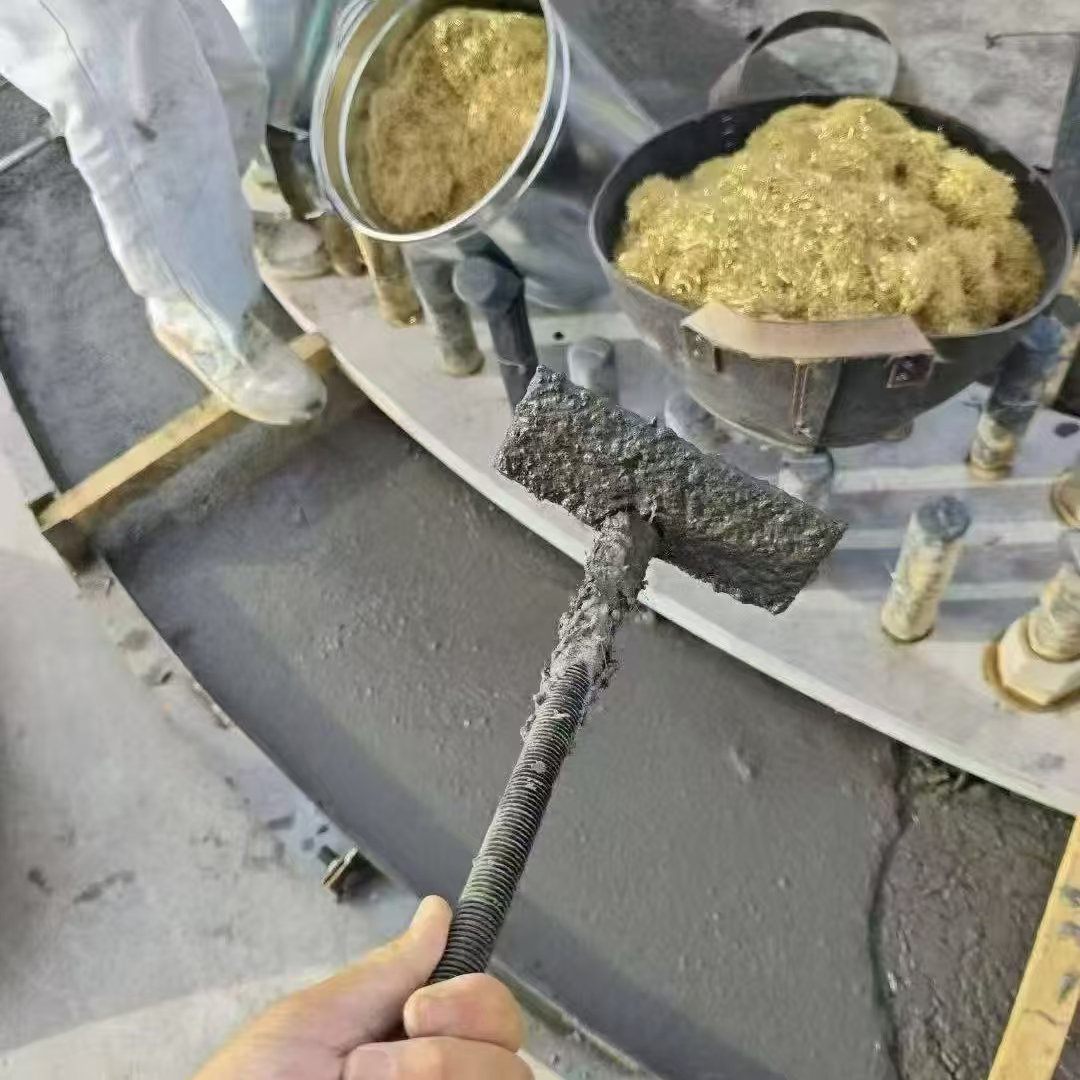 明水C120钢纤维高强无收灌浆料 轧机压缩机汽轮机发电机锻压设备底座灌浆材料